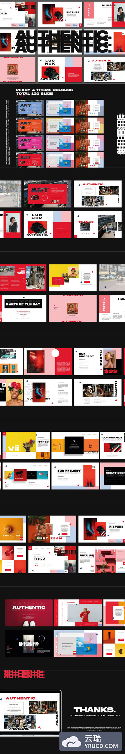 极简/专业/超现代和独特的Keynotey演示文稿模板