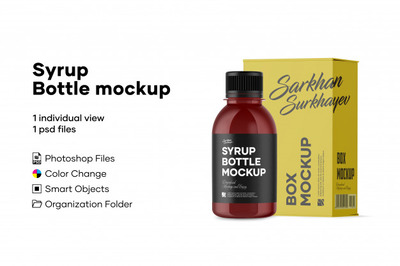 糖浆瓶纸盒包装站样机模型