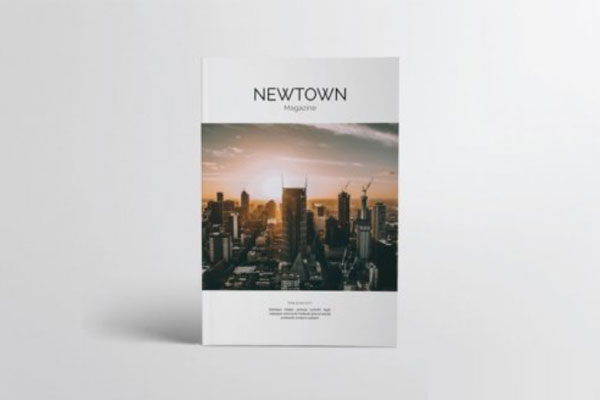 现代时尚简约的多用途杂志画册设计模板[INDD]