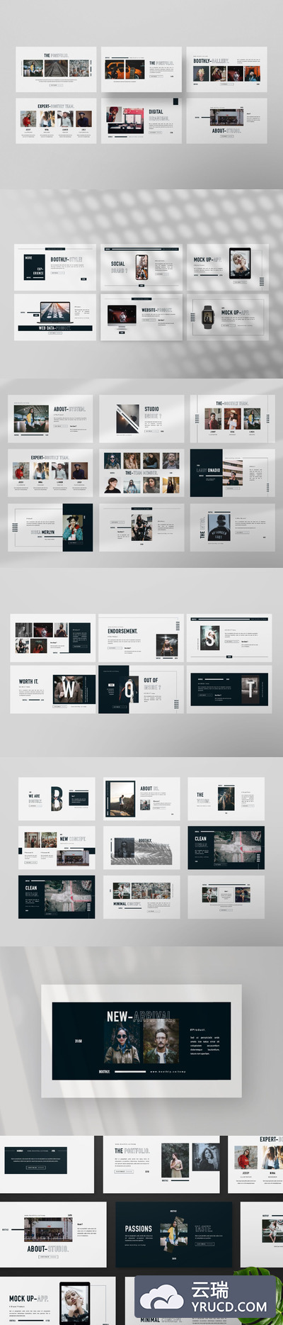 高端创意PPT模板下载（PPTX）