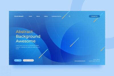 网页抽象背景模板下载（Ai,PSD）