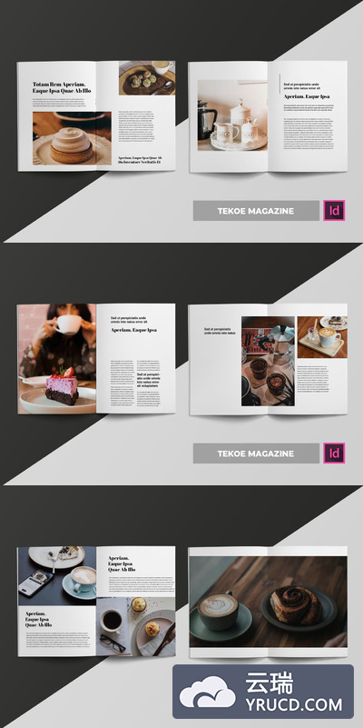 优秀的大图杂志画册模板下载 [indd]