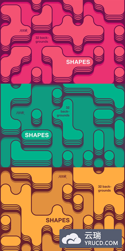 形状不规则圆形背景 [jpg]