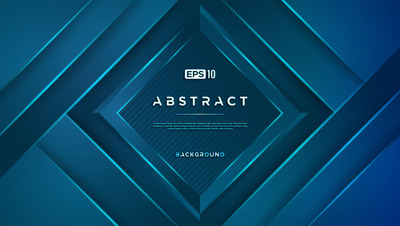 经典的蓝色菱形几何背景