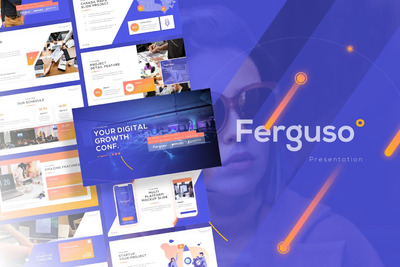 时尚高端创意多用途的高品质powerpoint幻灯片演示模板（pptx）