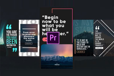 Instagram经典语录故事PR视频模板