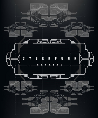 酷炫超现实朋克黑客海报模板