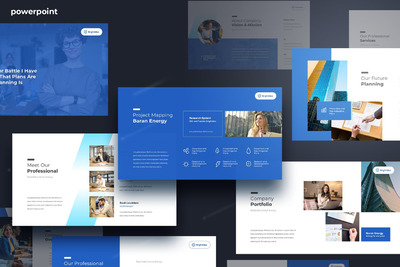 时尚高端简约好用的专业提案powerpoint幻灯片演示模板（pptx）