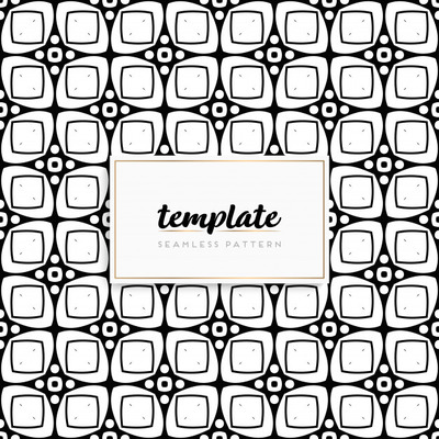 曼陀罗花纹几何图案背景