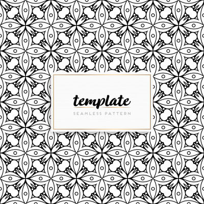 优质矢量曼陀罗花纹几何背景