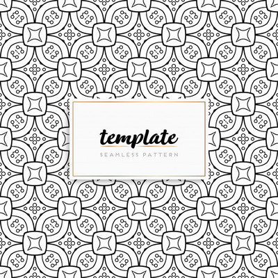 优质矢量曼陀罗花纹几何图案背景