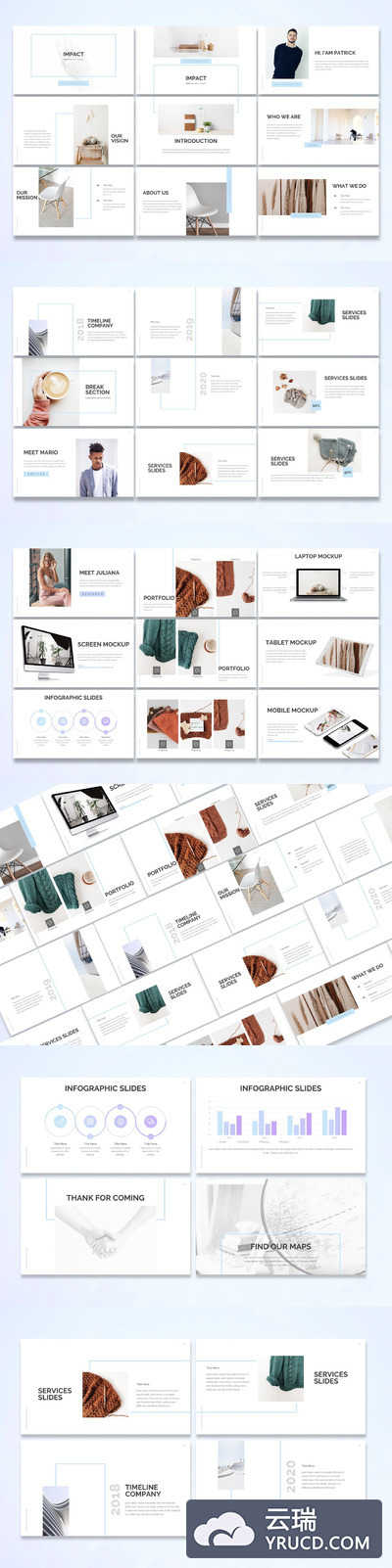 时尚简约的PPT模板下载  [PPTX]