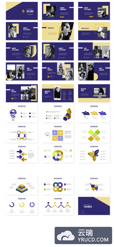 个人业务PPT模板下载（PPTX）