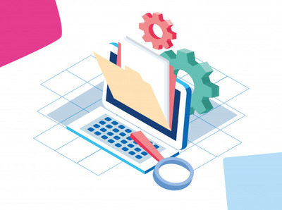 丰富多彩的大数据设计插画