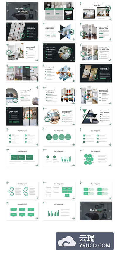 内部工作汇报-Powerpoint模板 (PPTX)