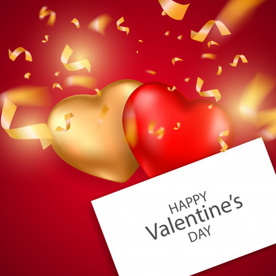 情人节贺卡设计广告模板