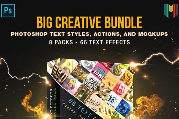 PS特效创意酷炫字体图层样式超级合集下载 [PSD,1.61GB]