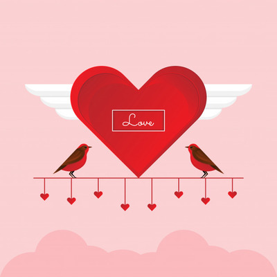 情人节概念爱心装饰素材