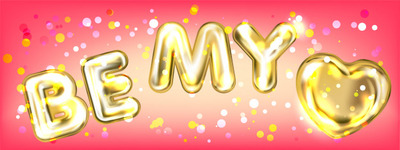 情人节表白设计装饰横幅