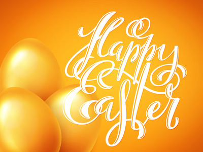 复活节广告海报宣传单设计模板