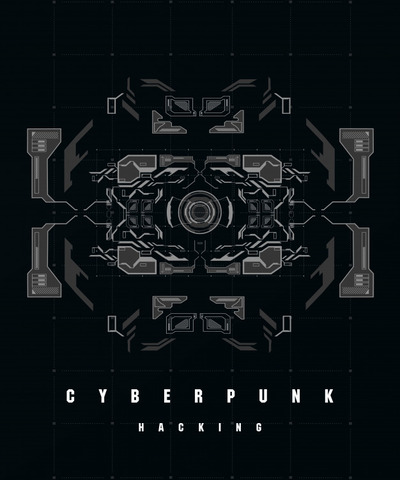 酷炫超现实朋克海报模板