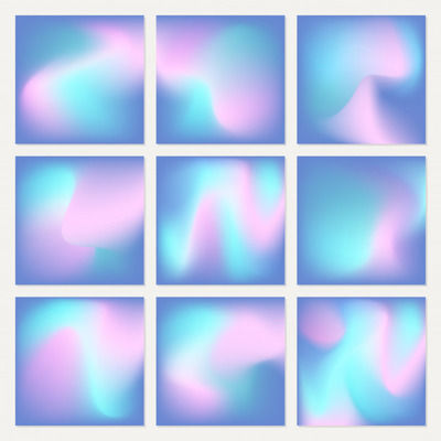 优质矢量抽象时尚科技背景集