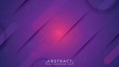 优雅的紫色抽象科技设计背景