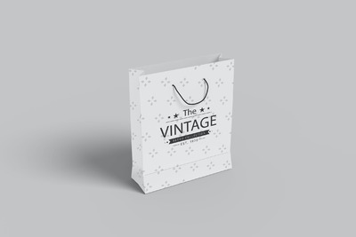 单独购物纸袋样机（PSD）