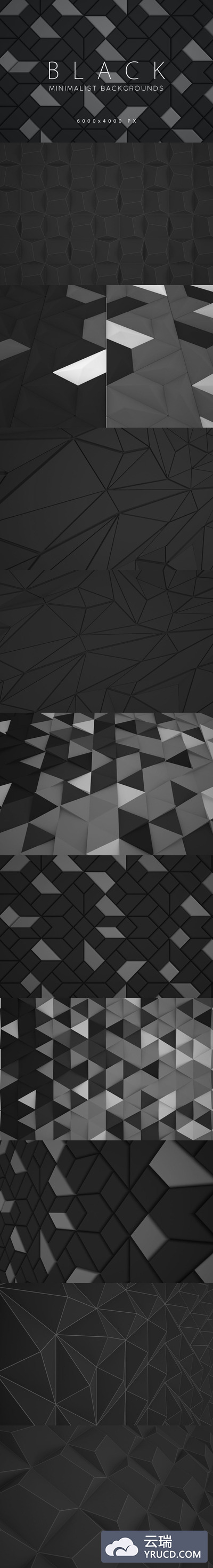 时尚高端简约黑色几何图形背景底纹纹理集合