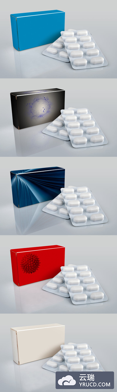 药品包装设计样机（PSD）