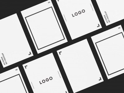 高品质A4尺寸纸张展示样机 [PSD]