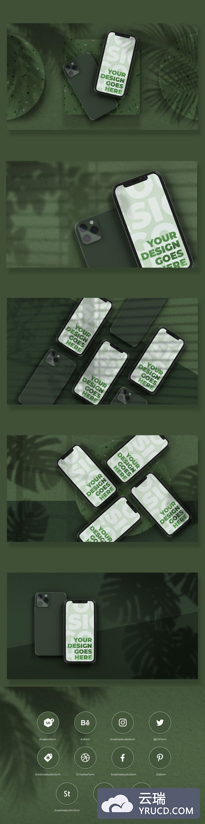 iPhone 11 Pro 样机高级模板V2（PSD）