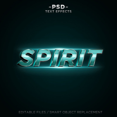 酷炫3D立体文字效果样式[PSD]