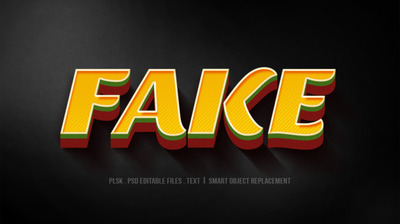 奇妙3D文本风格字体样式[PSD]