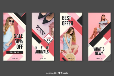 时尚销售促销社交媒体广告模板