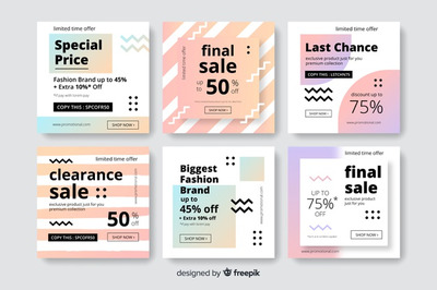 促销推广广告banner海报模板