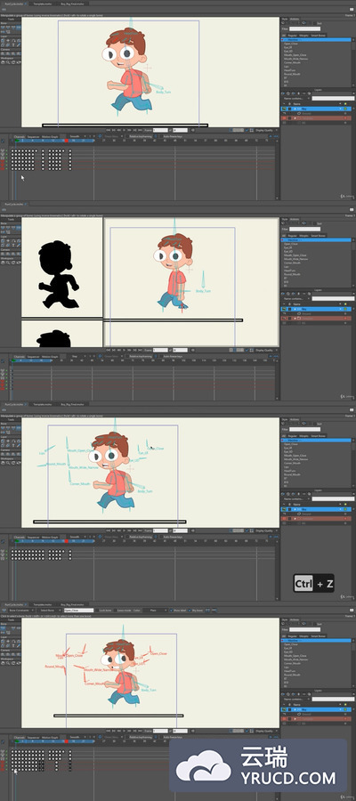 Moho Anime Studio 2D周期角色动画教程
