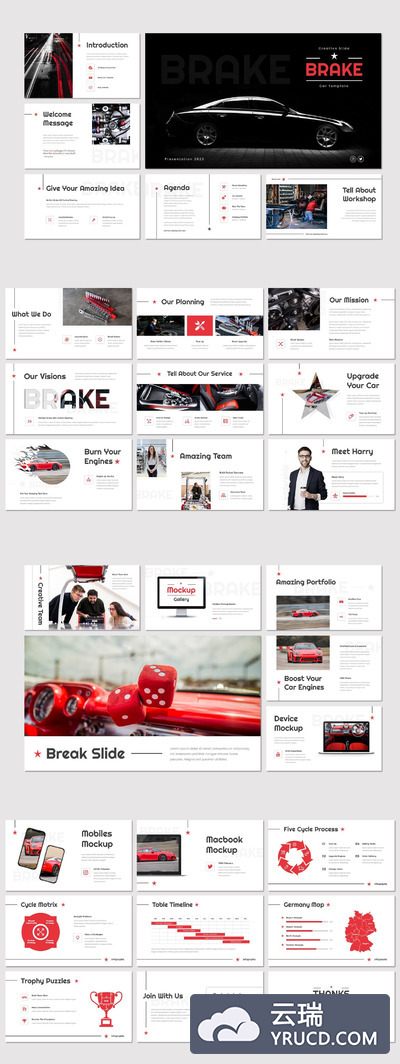 酷炫有创意的PPT模板下载（PPTX）