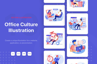 现代概念商务商业活动APP矢量插画（AI,EPS,JPG,PNG,SVG）