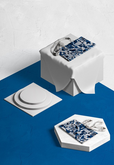 简约帆布环保袋设计样机[PSD]