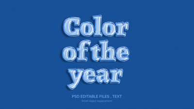 3D生日文本风格的效果样机[PSD]