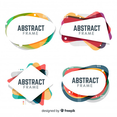 抽象的几何框架矢量集