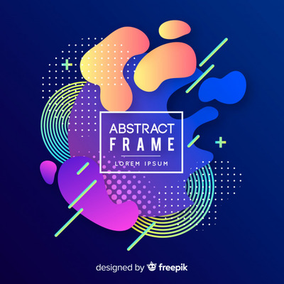 孟菲斯风格抽象几何设计背景