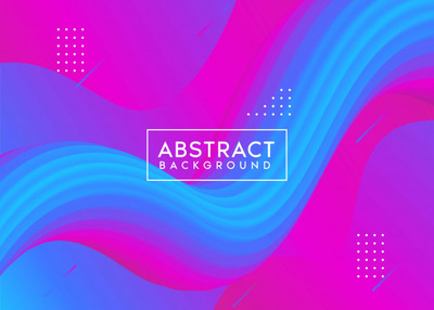 现代抽象渐变流体科技背景