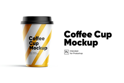 时尚高端简约逼真质感的咖啡杯房地产纸杯设计VI样机展示模型mockups