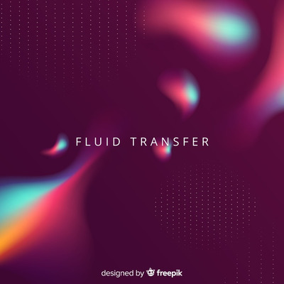 模糊的流体形状渐变背景