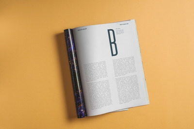 书籍页面展示场景样机[PSD]