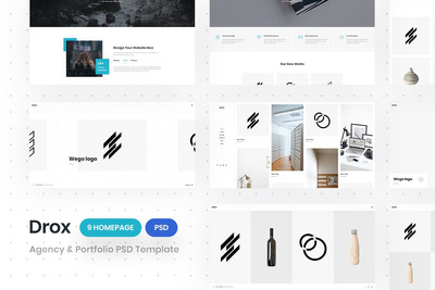 简约的企业机构网站模板（EPS,AI,PSD,PNG,JPG,SVG）