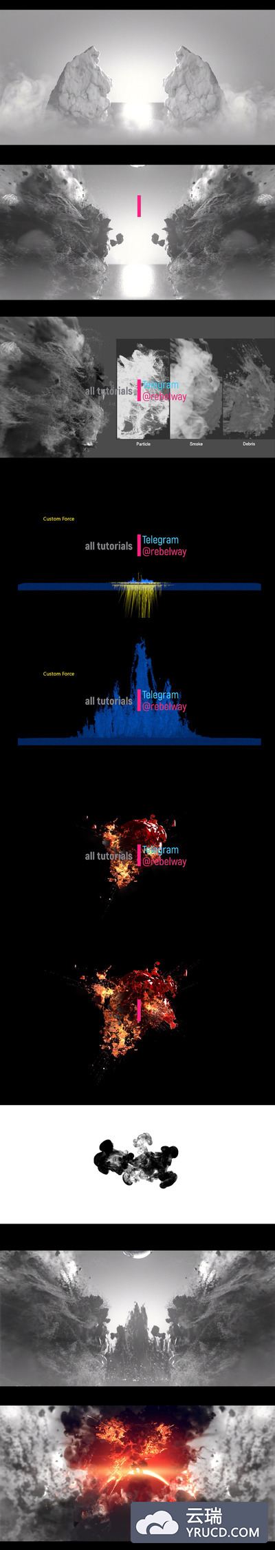 Houdini 运动图形预设场景