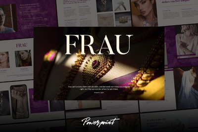 时尚商务Powerpoint模板（PPTX）